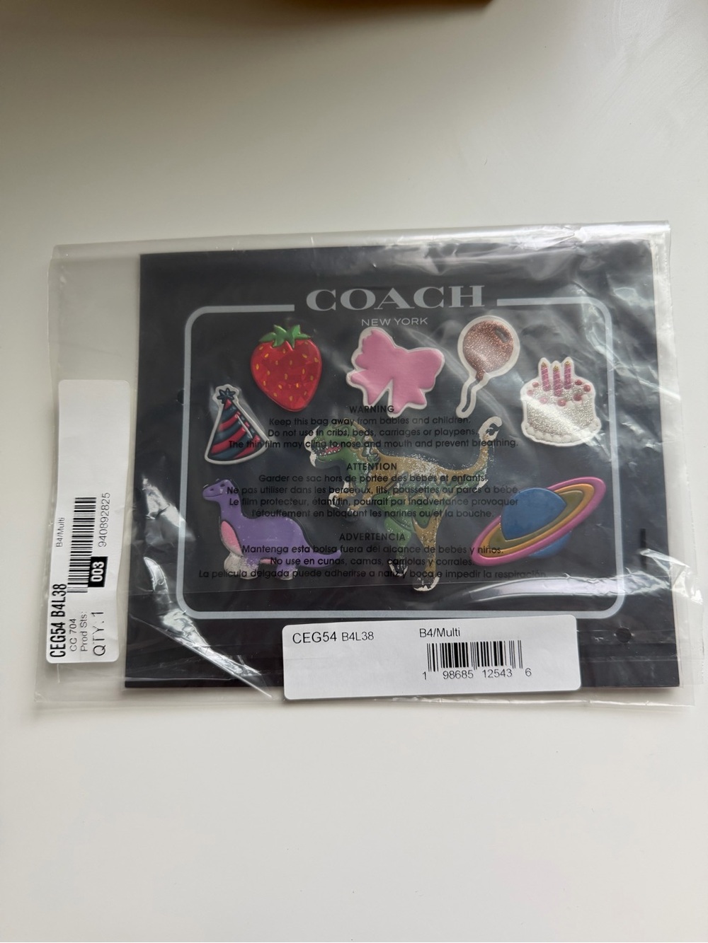 ❌SOLD❌ Coach Rexy 10th Birthday Sticker Set - Picture 2 of 2